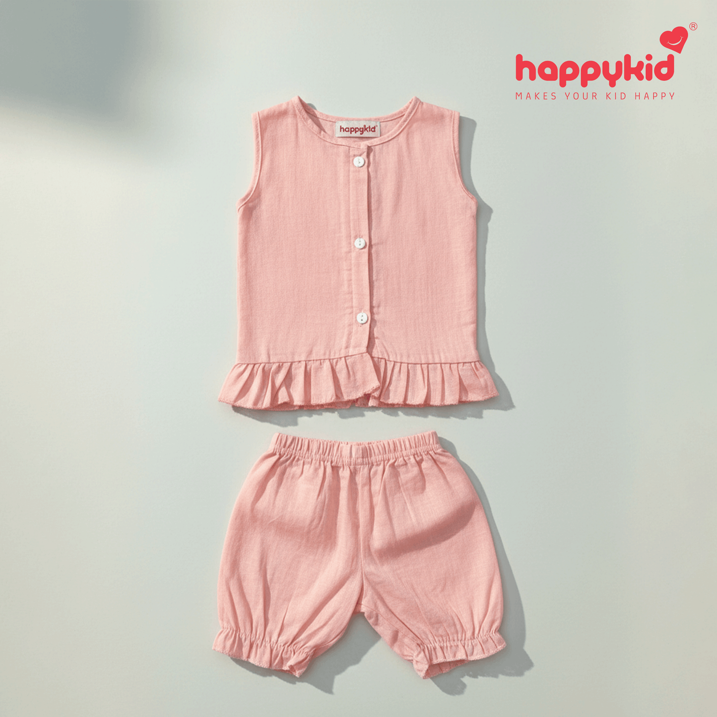 Baby Girls Voile Cotton Dress Set (0–3 Months)