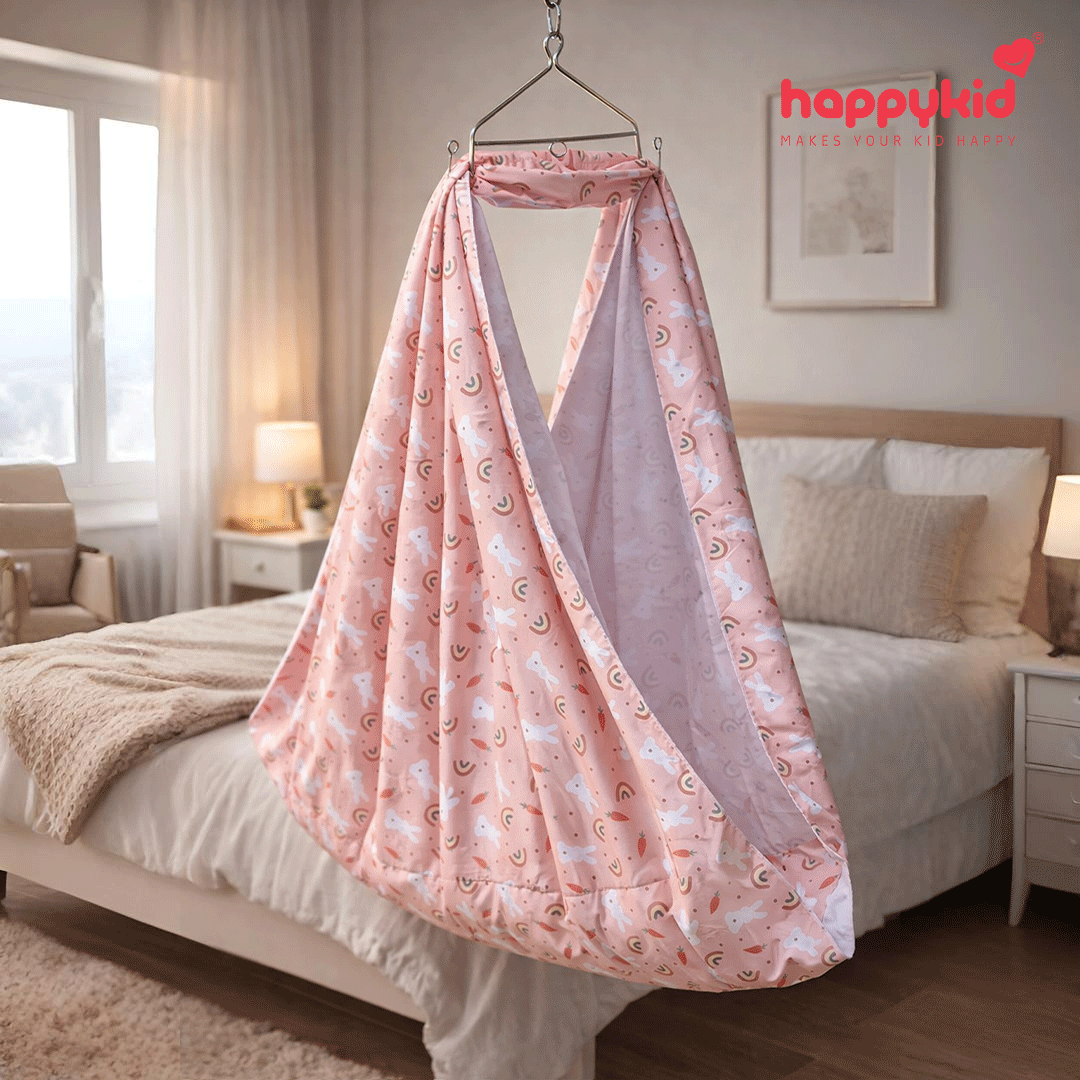 Baby Bed Cradle Combo with Heavy Duty Steel Hanger