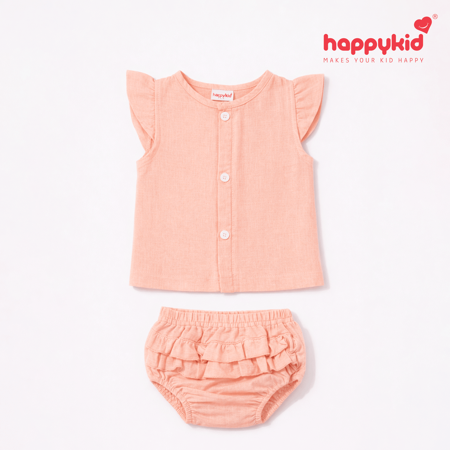 Baby Girls Voile Cotton Dress Set (0–3 Months)
