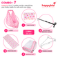 HappyKid Premium Baby Cradle Combo with Adjustable Window Hanger & Bed Cradle – 6 in 1 | Combo 7
