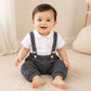 Rex Cotton Baby Suspender Outfit Set – Shirt & Pants