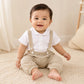Rex Cotton Baby Suspender Outfit Set – Shirt & Pants