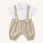 Rex Cotton Baby Suspender Outfit Set – Shirt & Pants