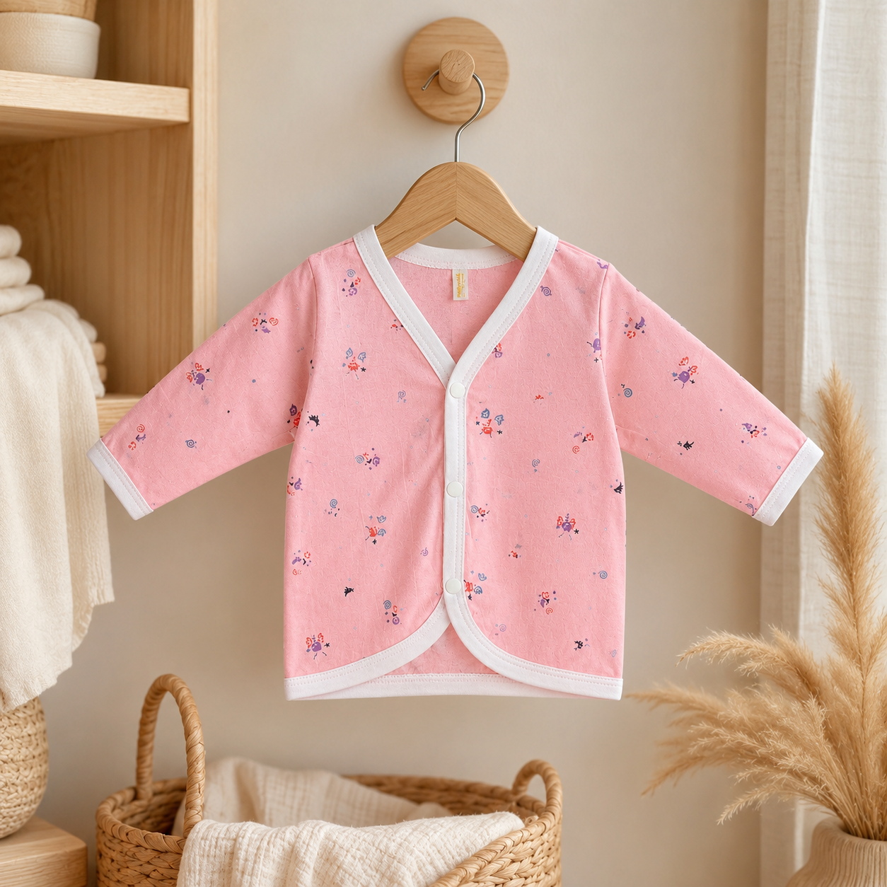 HappyKid Full Sleeve Cotton Jabala 3 Pack (0–3M)