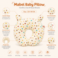 HappyKid Mabel Baby Pillow for Newborns 22x18 cm