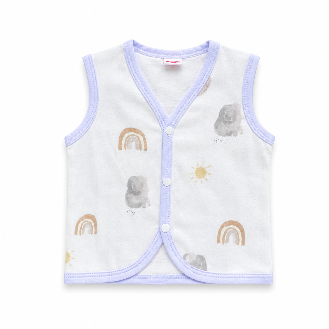 HappyKid Cotton Baby Jabala 0–6 Months – 6 Pack