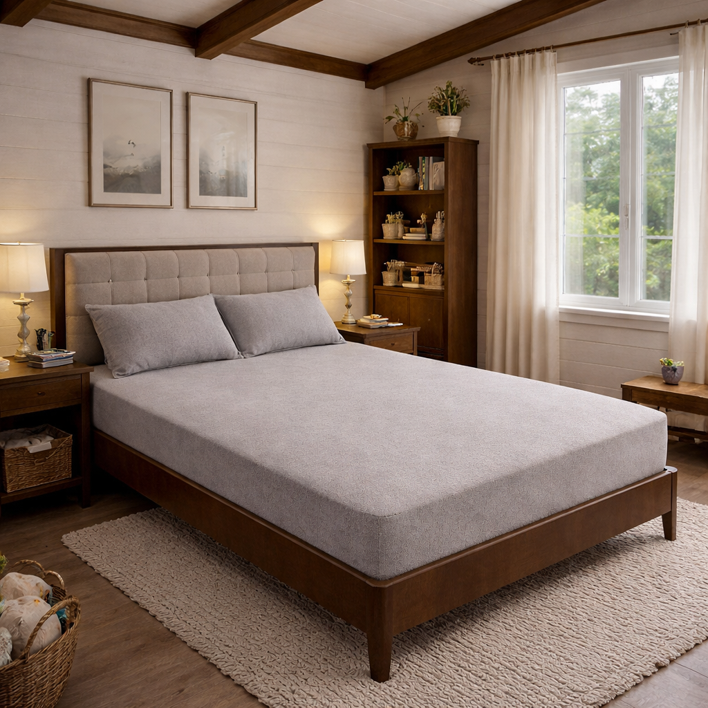 Waterproof Mattress Protector – Soft & Absorbent Bed Cover