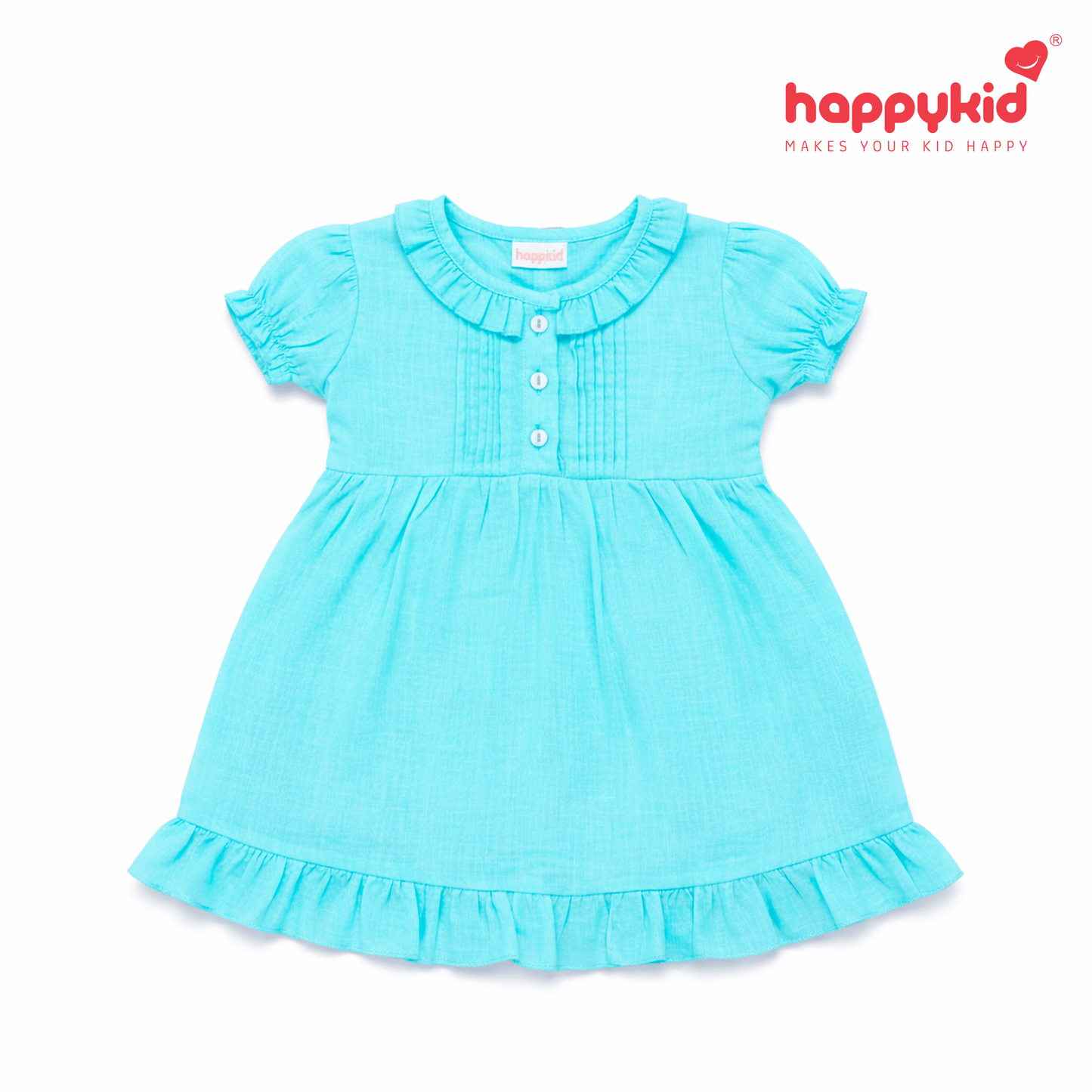 Baby Girls Voile Cotton Dress Set (3–18 Months) 3 Piece