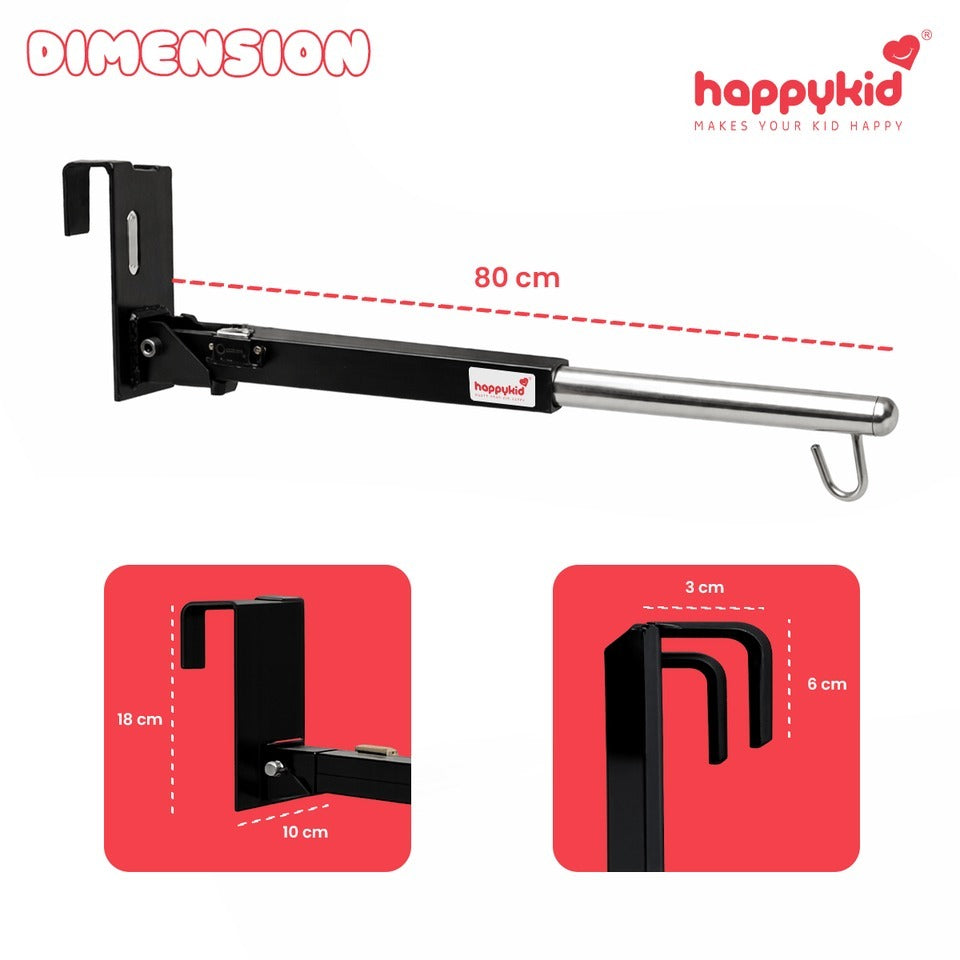Premium Baby Cradle Combo with Adjustable Window Hanger & Spring – 6 in 1 | Combo 8