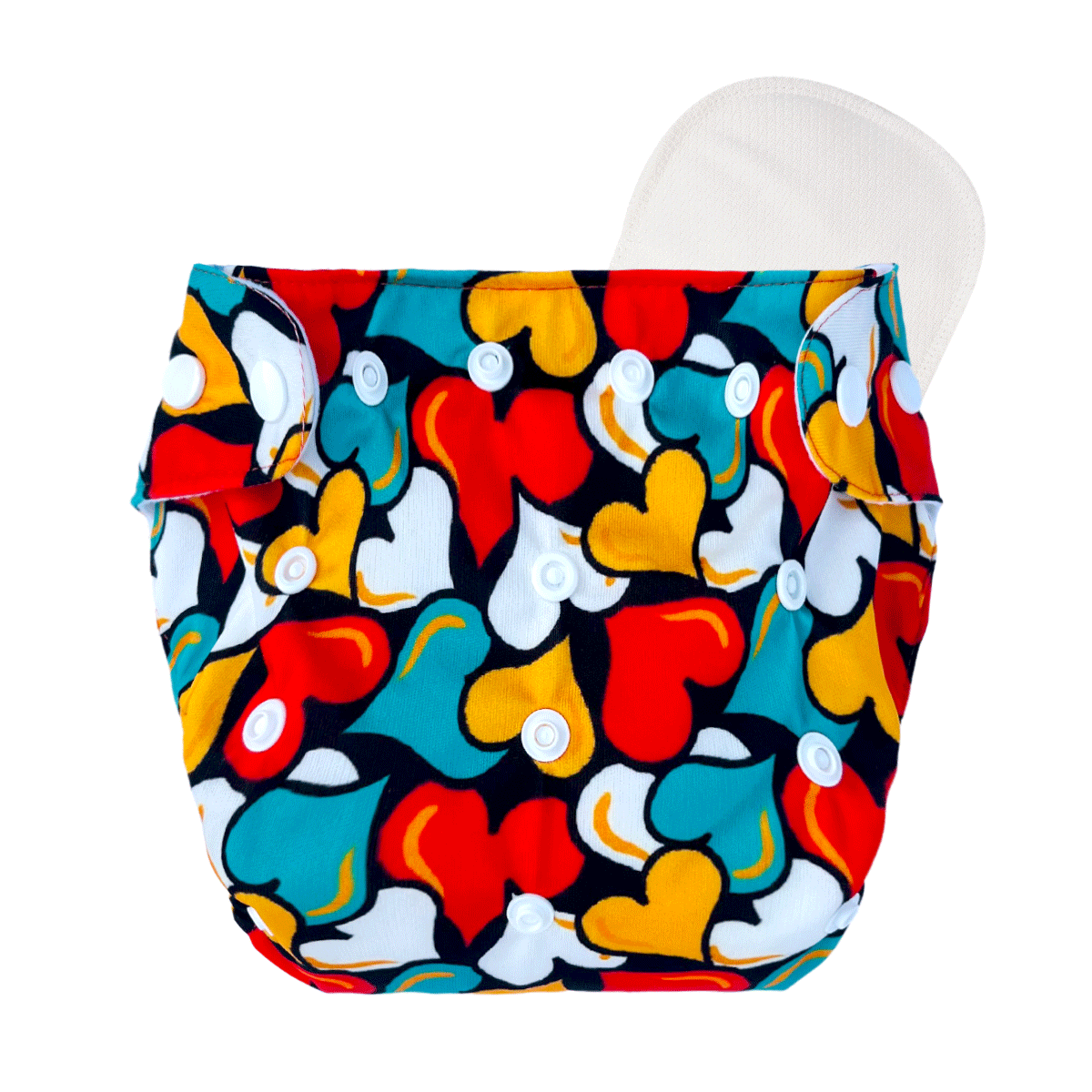 Baby Cloth Diaper Combo – 3 Diapers & 6 Insert Pads