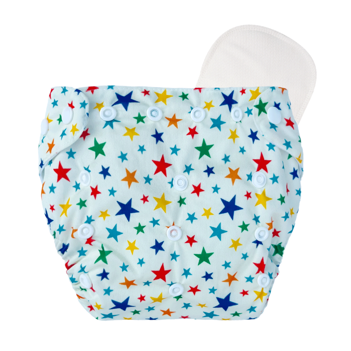 Baby Cloth Diaper Combo – 3 Diapers & 6 Insert Pads