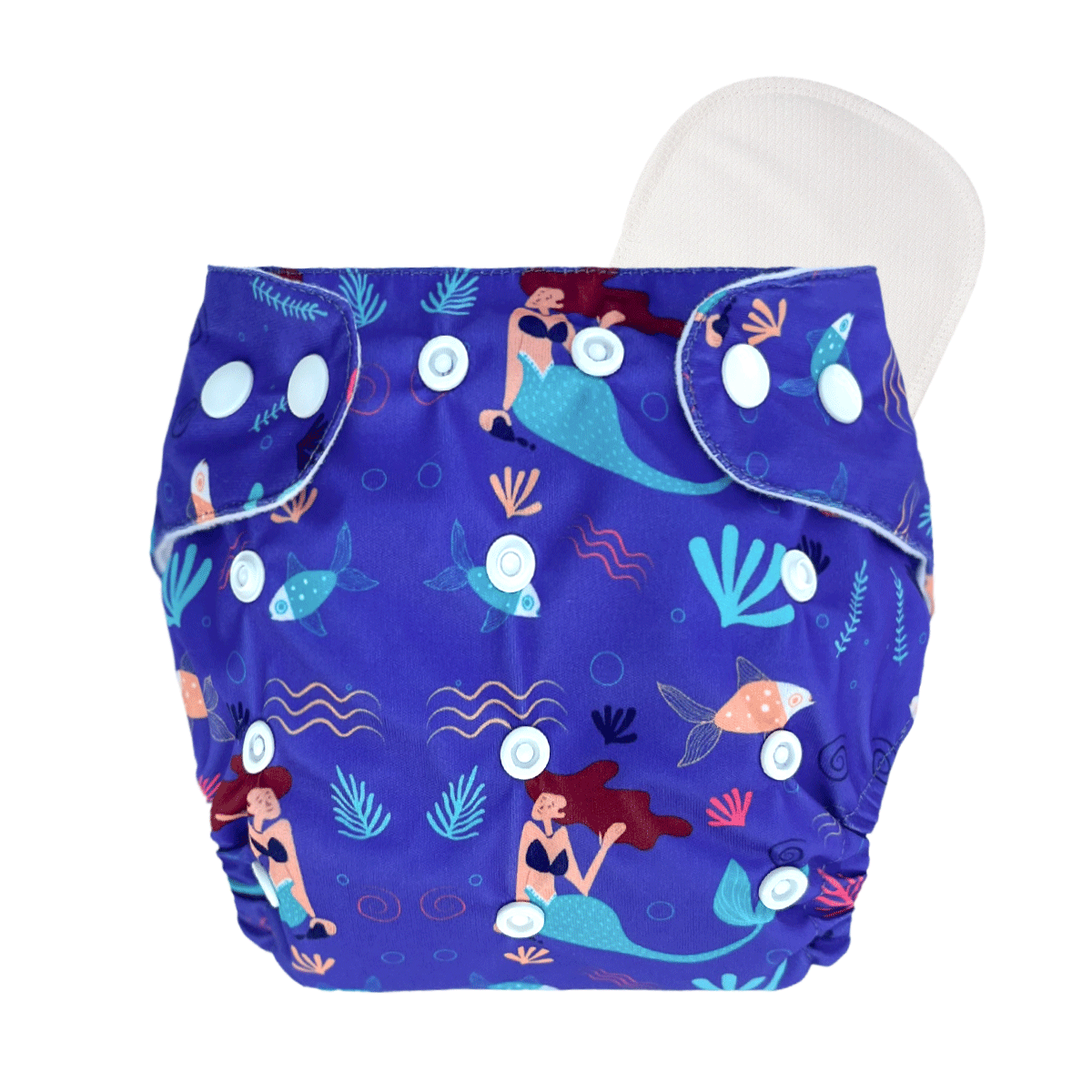 Baby Cloth Diaper Combo – 3 Diapers & 6 Insert Pads