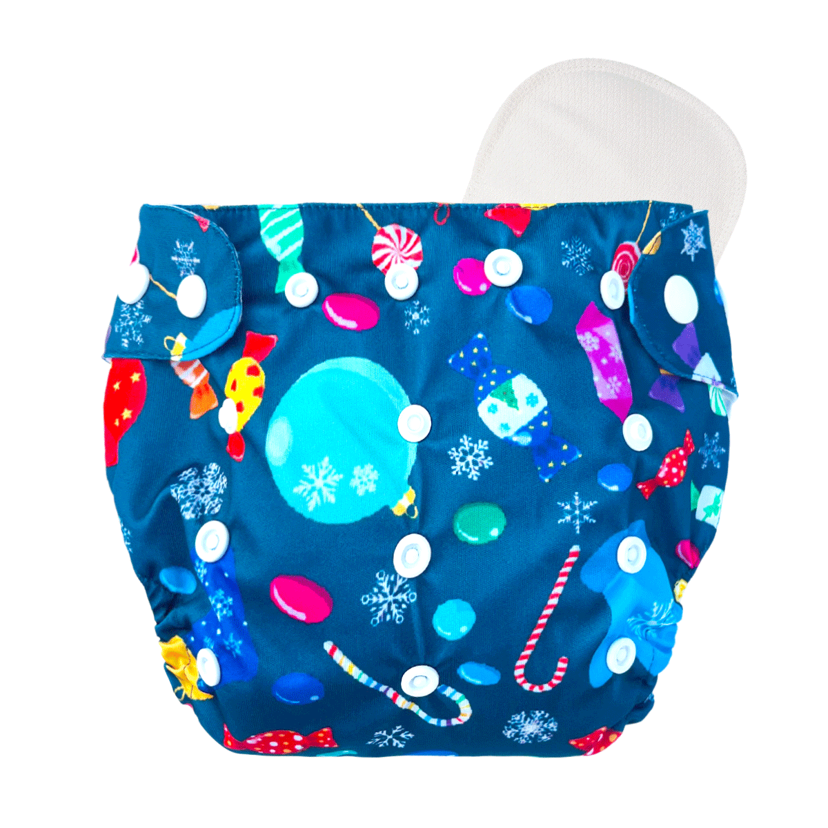 Baby Cloth Diaper Combo – 3 Diapers & 6 Insert Pads