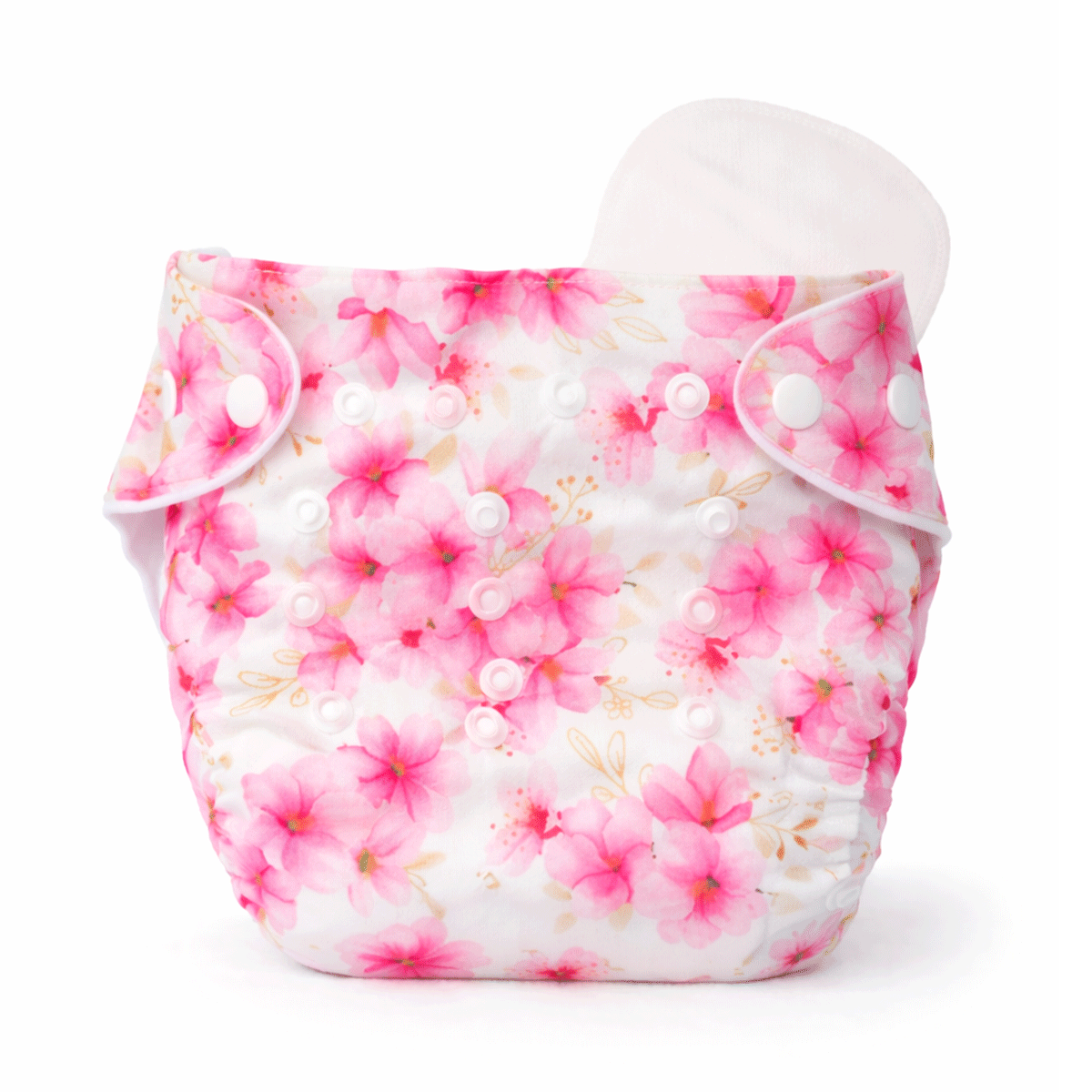 Baby Cloth Diaper Combo – 3 Diapers & 6 Insert Pads