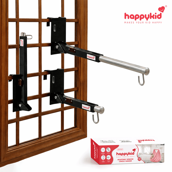 Adjustable Window Cradle Hanger – Heavy Duty Steel Baby Swing Support