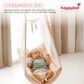Breathable mesh baby cradle for newborn comfort and airflow
