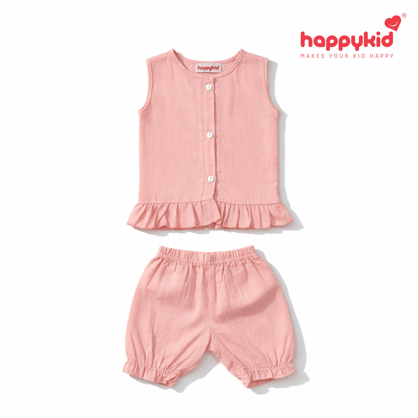 Baby Girls Voile Cotton Dress Set (0–3 Months)