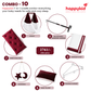 Premium Baby Hanging Cradle Complete Set with Adjustable Window Hanger – 7 in 1 | Combo 10