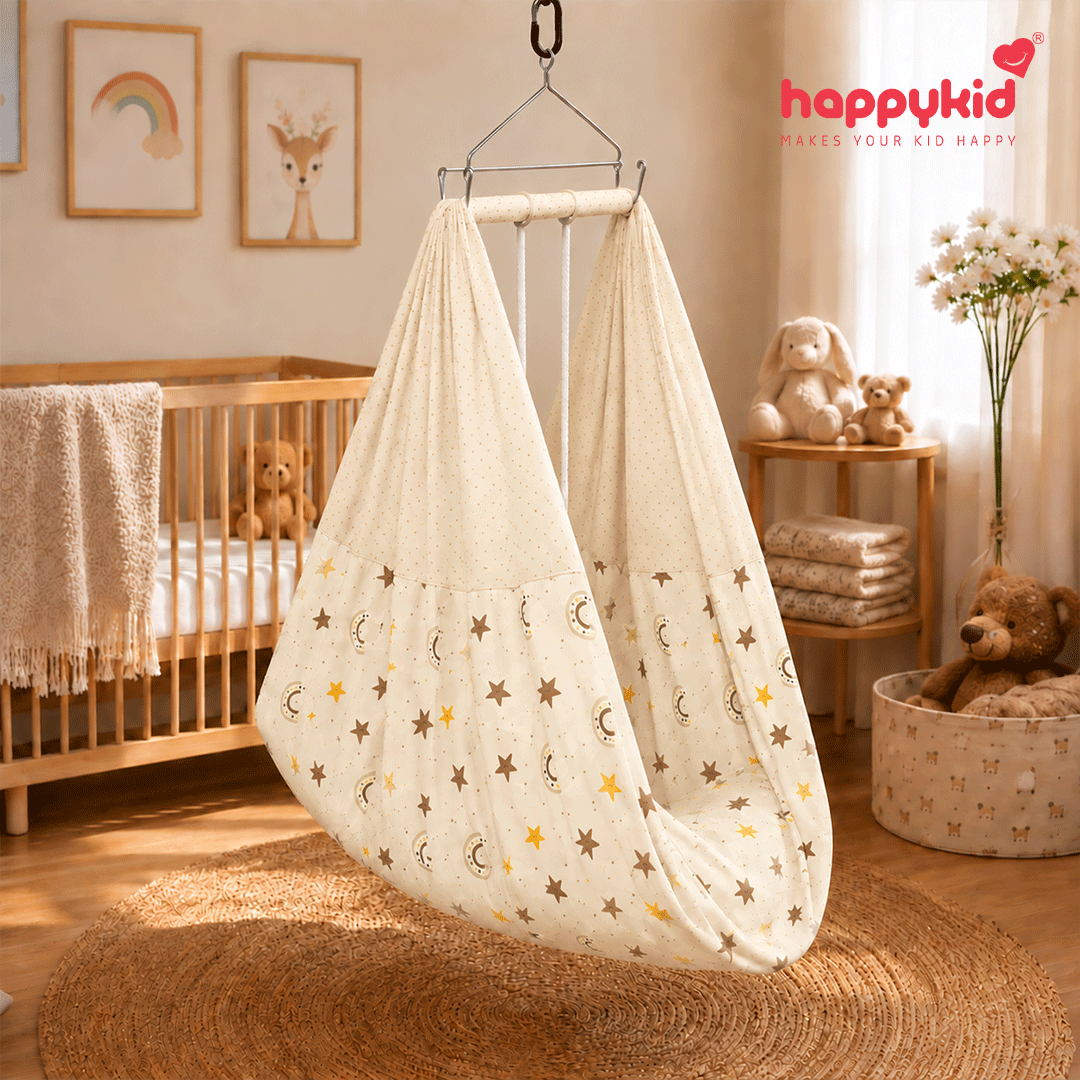 Premium Baby Hanging Cradle Complete Set with Adjustable Window Hanger – 7 in 1 | Combo 10